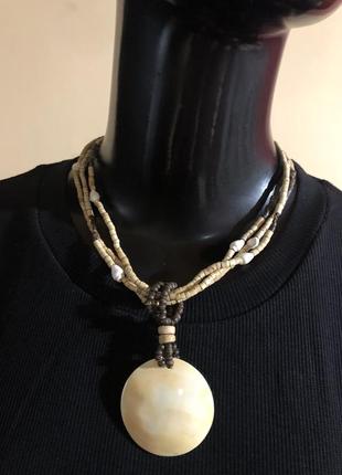 Суперове кольє намисто із ракушок