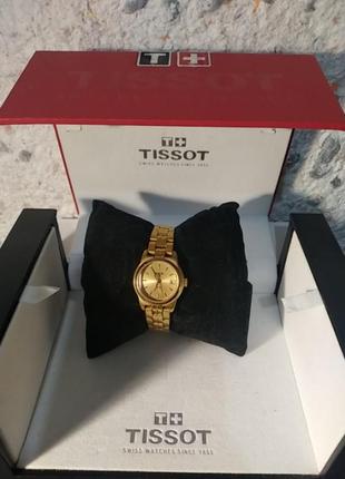 Tissot 1853 skk-ja-24039 j326/426k 50м дата годинник в золотому тоні1 фото