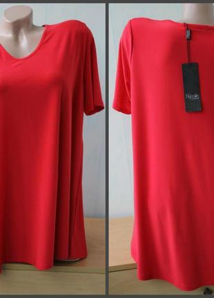 Блуза nicole , червона1 фото