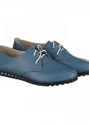 Кожаные туфли мокасины на шнурках 36-41р черные, белые, красные, голубые