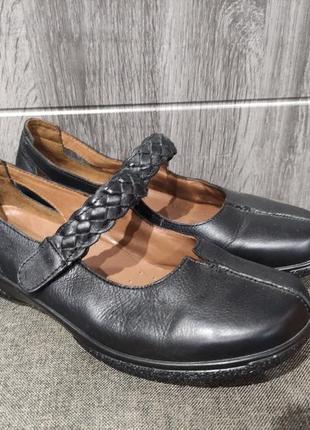 Кожаные туфли мокасины hotter 26 см1 фото
