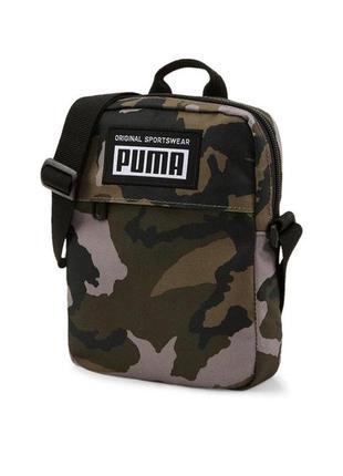 Puma academy portable bag black 078889 04 сумка на плече барсетка оригінал камуфляж месенджер