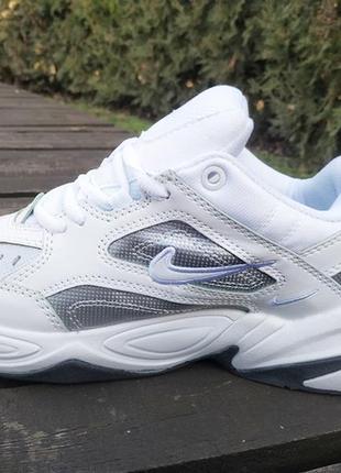 Кроссовки женские nike m2k tekno white1 фото