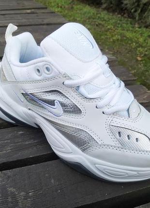 Кроссовки женские nike m2k tekno white5 фото