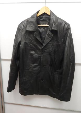 Кожаная куртка пиджак размер м1 фото