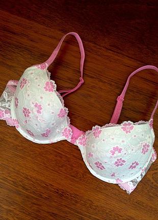 80-с + кружевной бюст с пушем la senza с хлопком