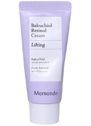 Відновлюючий ліфтинг-крем mamonde bakuchiol retinol cream, 30 мл2 фото