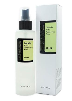 Тонер с экстрактом центеллы для чувствительной кожи cosrx centella water alcohol-free toner