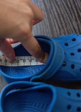Легкая летняя обувь crocs 15см.4 фото