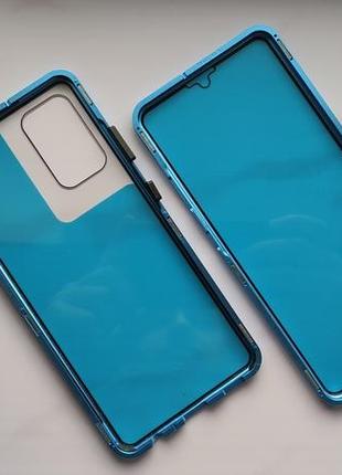 360 металевий двосторонній магнітний чохол для samsung galaxy a32 4g2 фото