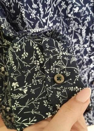 Оригинальная рубашка,блуза в цветочный принт бренда m &amp; s,сток!5 фото