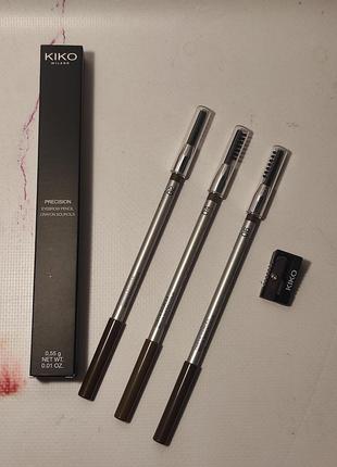Олівець для брів kiko precision eyebrow pencil