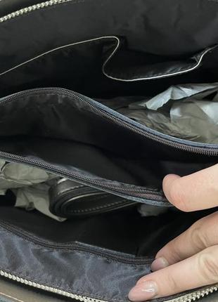 Кожаная сумочка кроссбоди сумочка на плечо италия сумка серебро5 фото