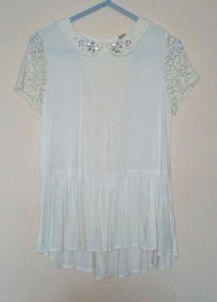 Блуза с кружевом от tu clothing3 фото