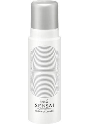 Sensai silky purifying clear gel wash очищающий гель для лица 145 мл