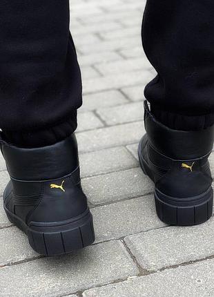 Шкіряні зимові чоловічі черевики puma5 фото
