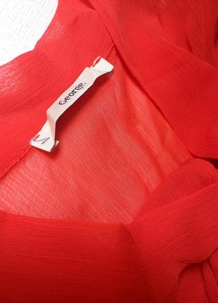 Червона сукня, можна носити як пляжну накидка3 фото