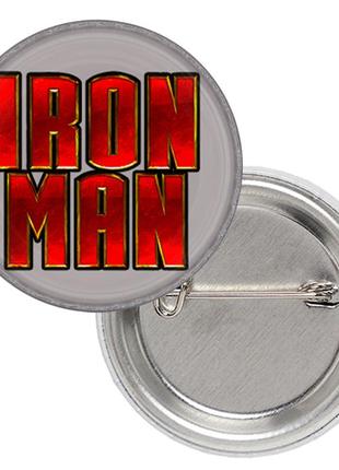 Значок iron man logo (marvel)