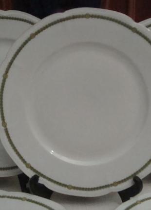 Антикварные тарелки - 24 см - 5шт seltmann weiden bavaria германия 1920 - 30 годов №т814 фото