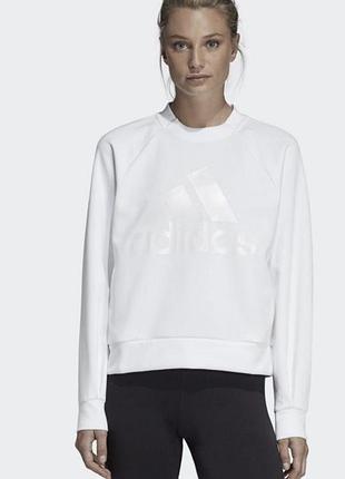Білосніжний світшот adiddas