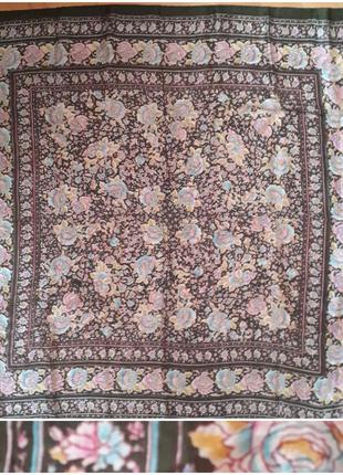 Индийский шёлковый платок 103×97.1 фото