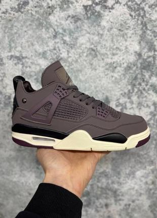 Мужские кроссовки nike air jordan 4 retro a ma maniere violet ore 40-41-42-43-44-45