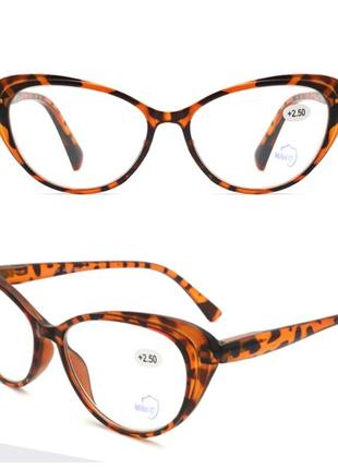 Нові моделі окулярів!!стильні іміджеві окуляри "кішечки"і лисички з діоптріями від +2,56 фото