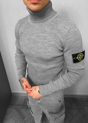 Светр stone island хакі чоловічий / кофта стон айленд купити