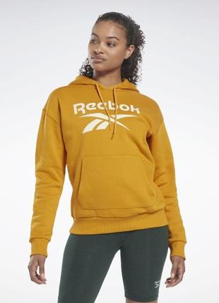 Худі reebok identity logo fleece pullover  (hk6812) оригінал