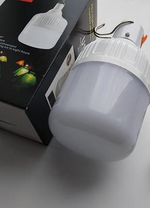 Лампа 60w/ліхтар 60 w led usb акумуляторна/портативна лампа