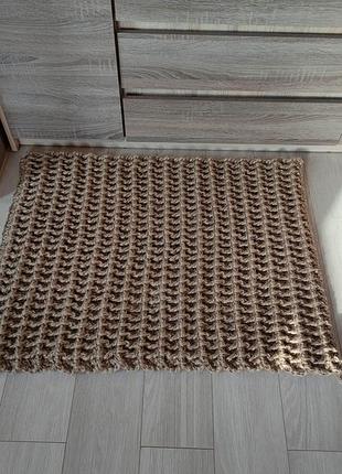 Джутовый коврик. коврик в ванную. ковер из джута ручной работы.