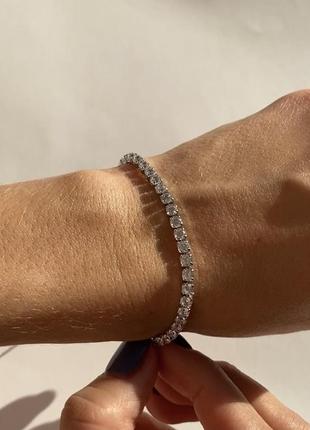 Браслет на руку с покрытием серебро