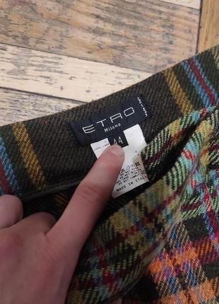 Шерстяные брюки etro оригинал 100%3 фото