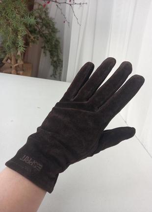 Замшеві рукавички6 фото