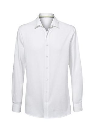 Высококачественная мужская трикотажная рубашка поло,tchibo, рм эмро, ворот 39/40, мини-нюанс2 фото
