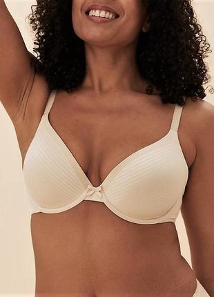 80-e/f светлый бюст комфорт из микрофибры m&s