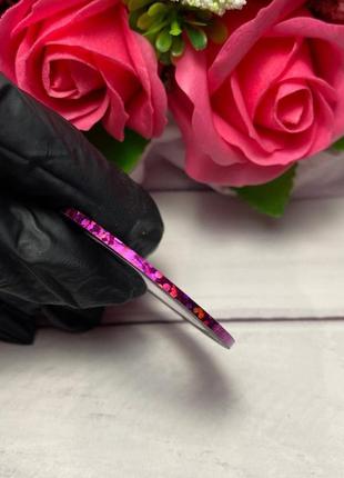 Липкая лента для дизайна ногтей rose red 2мм