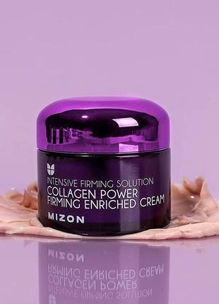 Антивозрастной коллагеновый крем mizon collagen power firming enriched