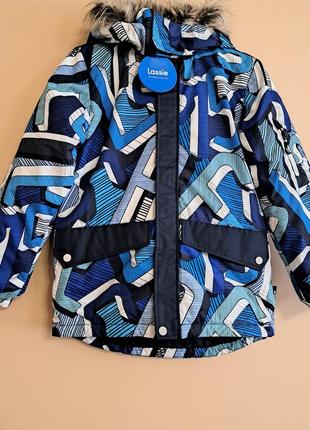 Новая брендовая зимняя термо куртка-парка lassie by reima оригинал финальная мембрана 140-1462 фото
