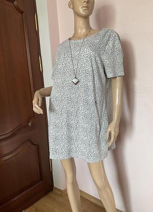 Демисезонне не приталене плаття- батал/18/brend papaya