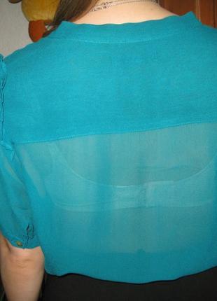 Вінтажна блуза з бантом з чистою віскози4 фото
