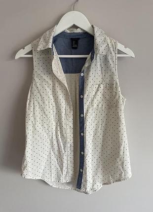 Сорочка блузка безрукавка forever21
