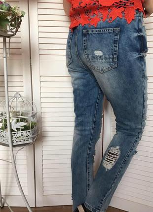 Стильние джинси с жемчугом3 фото