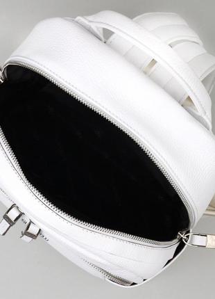 Превосходный женский рюкзак karya 20841 кожаный белый3 фото