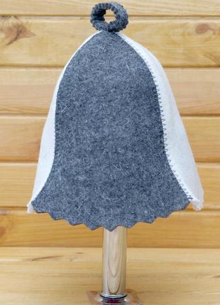 Шапка для бани/сауны войлок. комбинированая. унисекс. есть цвета