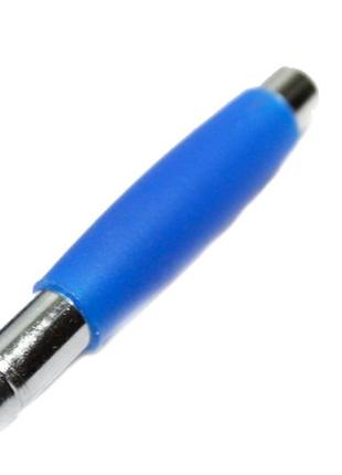 Станок для бритья металлический с резиновой ручкой jj-6262 фото