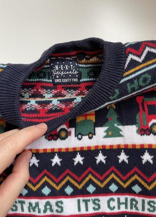 Новорічний светр для хлопчика next3 фото