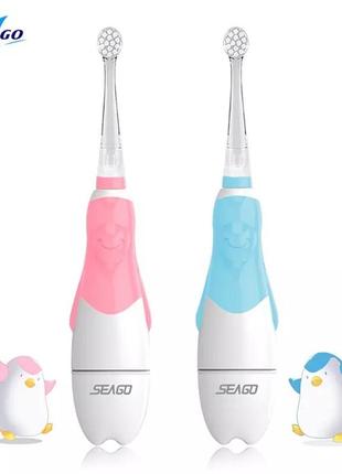 Електрична звукова дитяча зубна щітка seago baby sonic 0-36 місяців