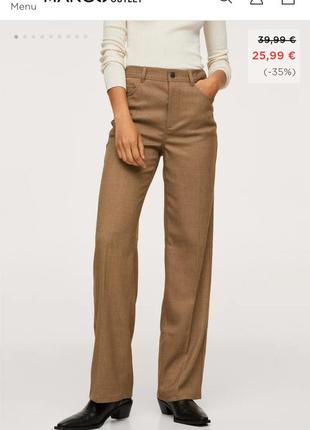 Нові жіночі брюки манго, оригінал, розмір евро 441 фото