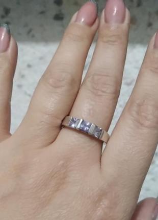 Серебряное кольцо с аметистом5 фото